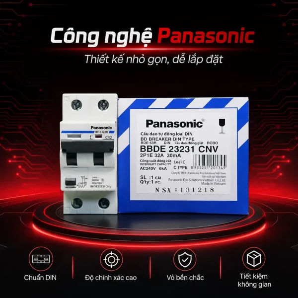BBDE cầu giao Panasonic chính hãng – giá rẻ cho mọi công trình