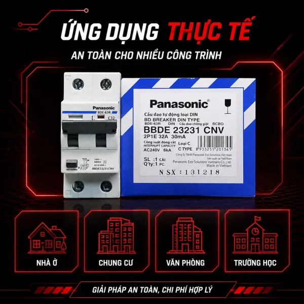 BBDE cầu giao Panasonic chính hãng – giá rẻ cho mọi công trình