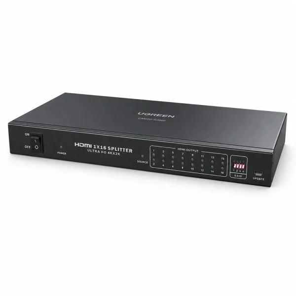 Bộ chia HDMI Ugreen 40218 1 ra 16 cống hỗ trợ HDMI