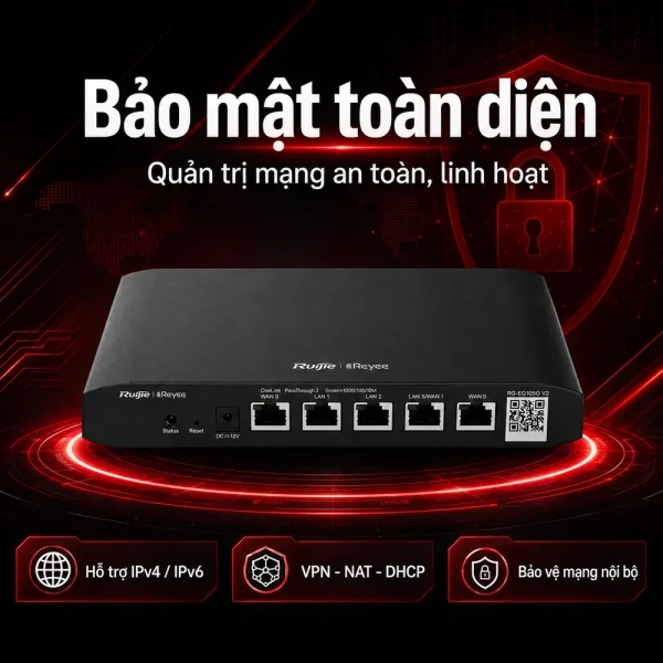 Bộ định tuyến cân bằng tải Ruijie RG-EG105G-P V2