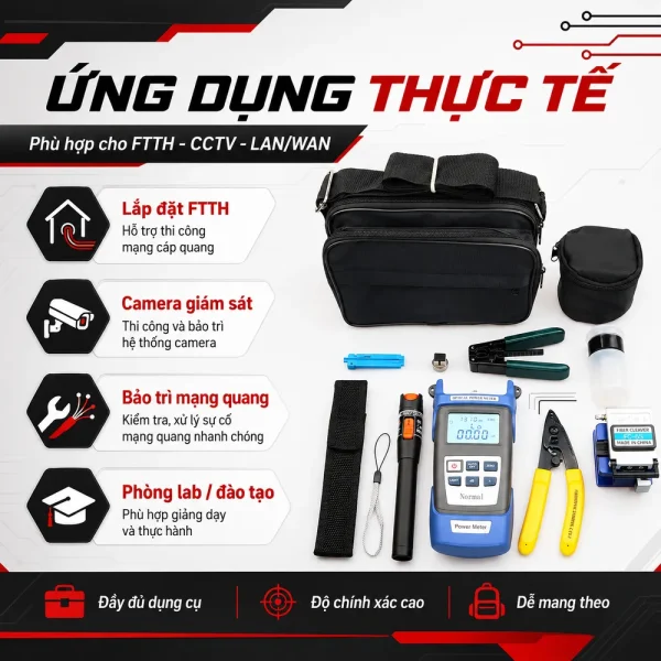 Bộ dụng cụ làm quang (6 món)