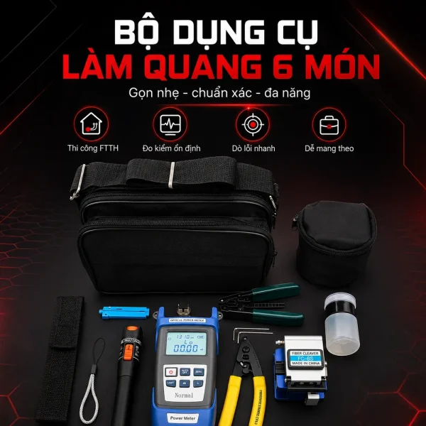 Bộ dụng cụ làm quang (6 món)