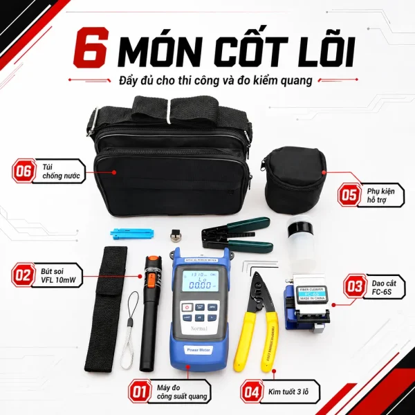 Bộ dụng cụ làm quang (6 món)