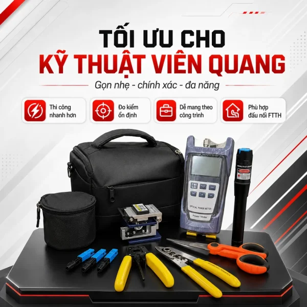 Bộ dụng cụ thi công cáp quang ANCOMTECK ACT-TK07