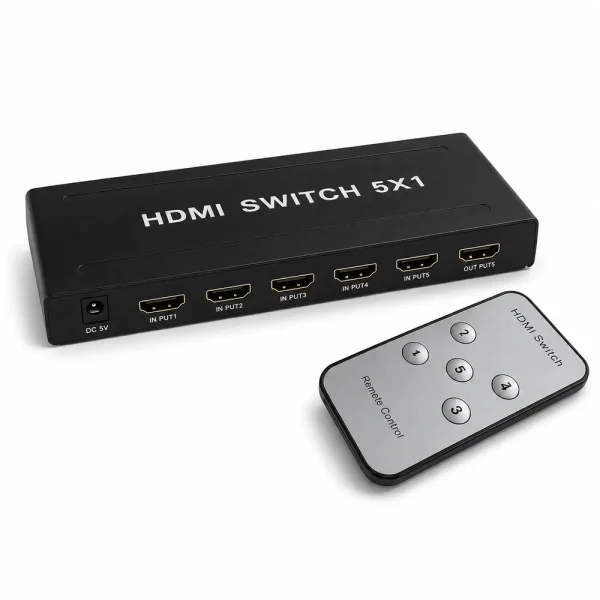 Bộ gộp HDMI Splitter 5 vào 1 ra chất lượng cao