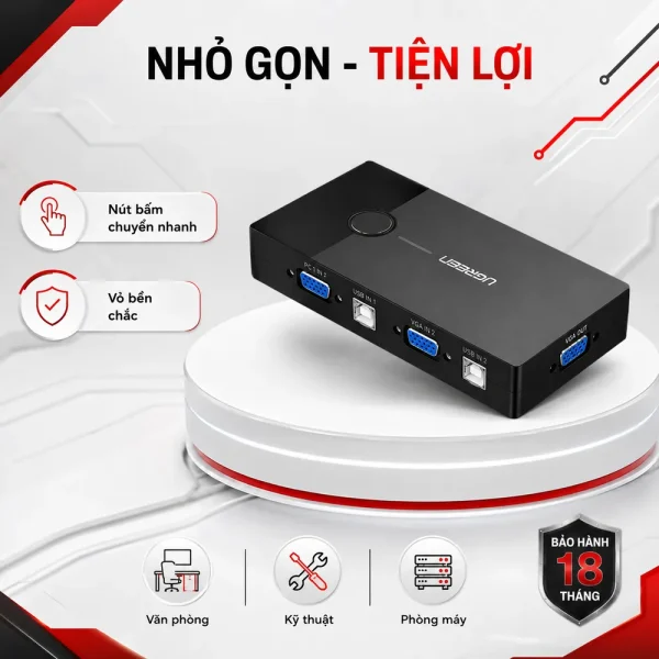 Bộ KMV Switch Ugreen 30357