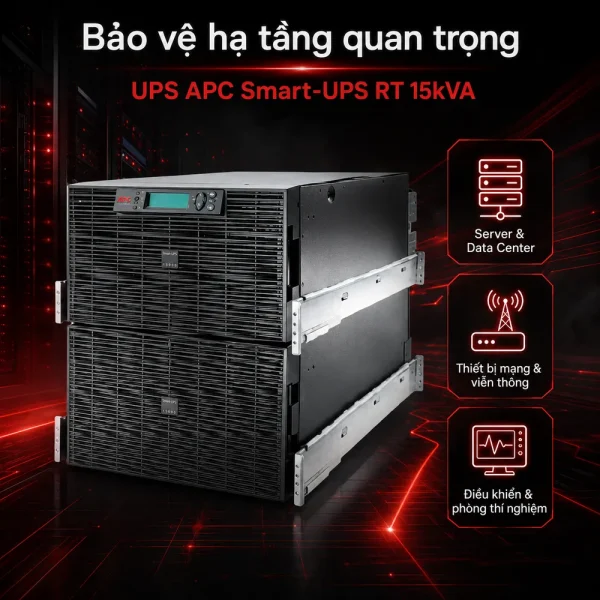 Bộ lưu điện UPS APC SURT15KRMXLI RT 15kVA RM 230V