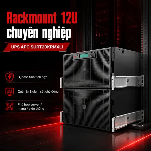 Bộ lưu điện UPS APC SURT20KRMXLI RT 20kVA RM 230V