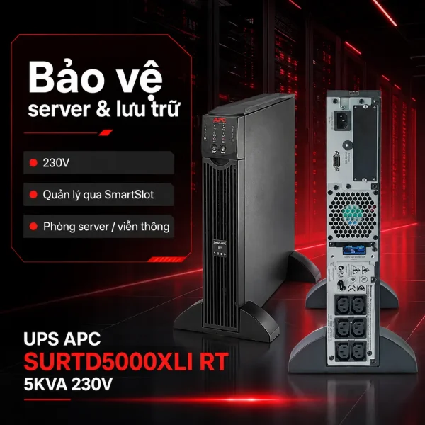 Bộ lưu điện UPS APC SURTD5000XLI RT 5KVA 230V
