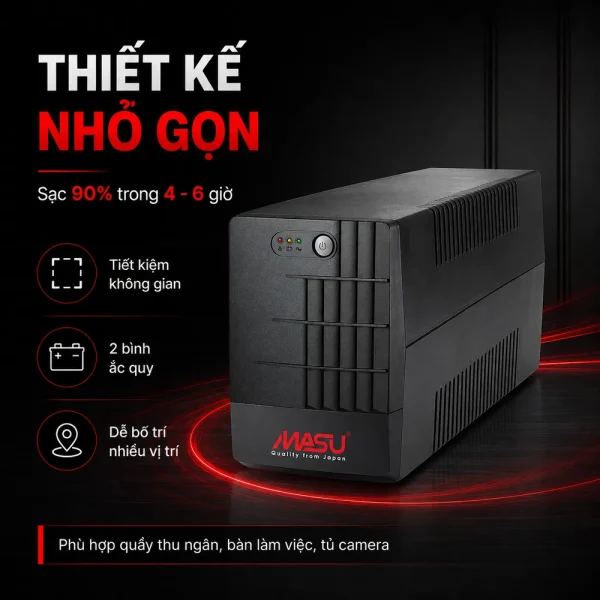 Bộ lưu điện UPS Offline Masu MS-1200VA