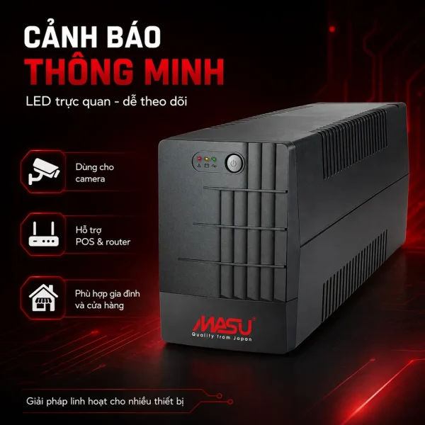Bộ lưu điện UPS Offline Masu MS-1200VA