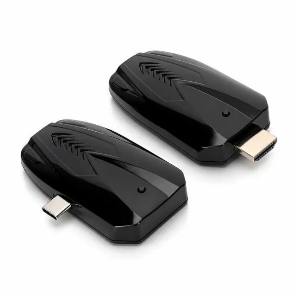 Bộ mở rộng HDMI HDTEC Wireless Type C to HDMI 150 Mét