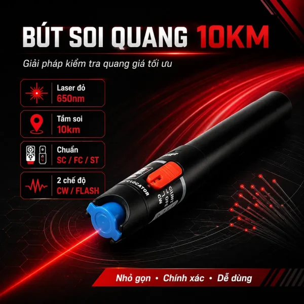 Bút soi quang 10km giá rẻ