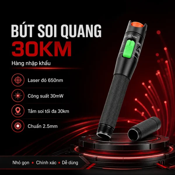 Bút soi quang 30km hàng nhập khẩu