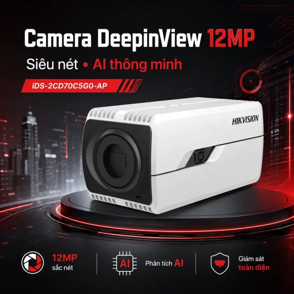 Camera 12MP DeepinView Hikvision iDS-2CD70C5G0-AP