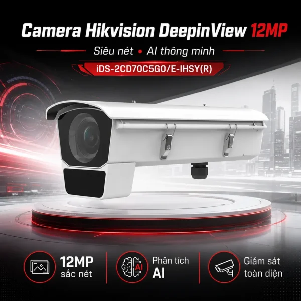Camera 12MP DeepinView Hikvision iDS-2CD70C5G0/E-IHSY(R)
