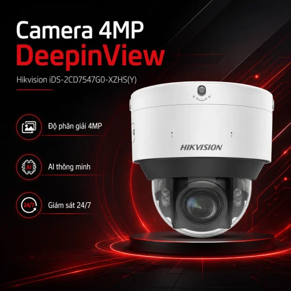 Camera 4MP DeepinView Hikvision iDS-2CD7547G0-XZHS(Y)