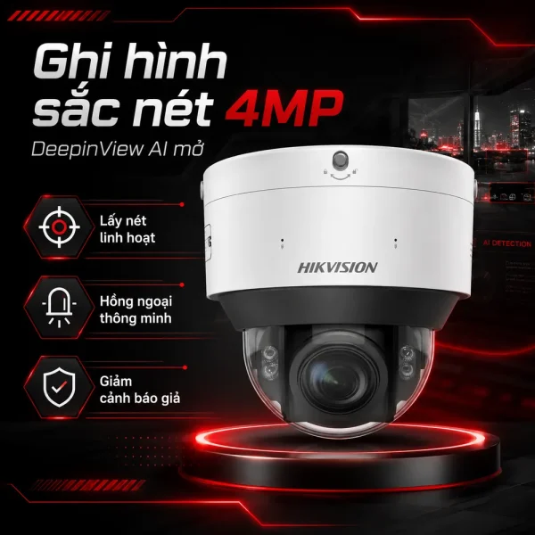 Camera 4MP DeepinView Hikvision iDS-2CD7547G0-XZHS(Y)