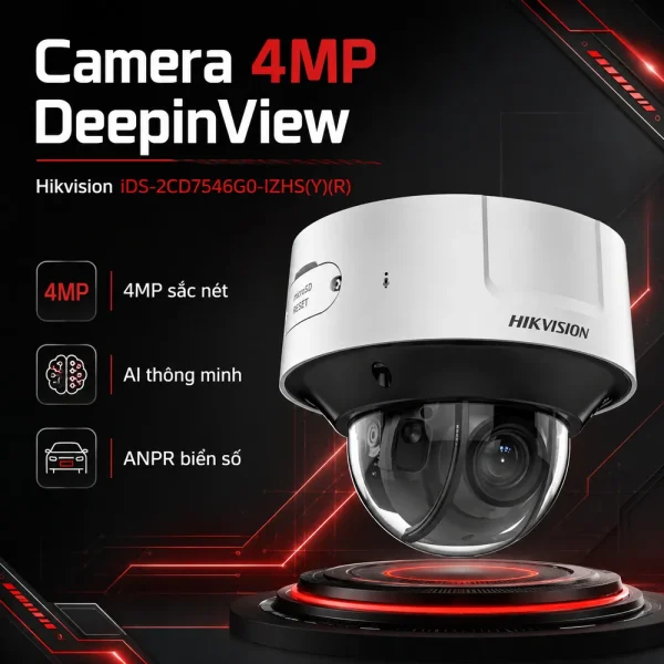 Camera Hikvision iDS-2CD7546G0-IZHS(Y)(R) 4MP DeepinView