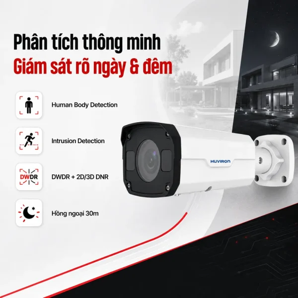 Camera Huviron BULLET HU-NP226D/I3E-MF