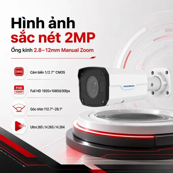 Camera Huviron BULLET HU-NP226D/I3E-MF
