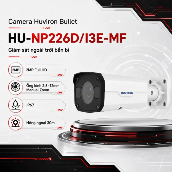 Camera Huviron BULLET HU-NP226D/I3E-MF