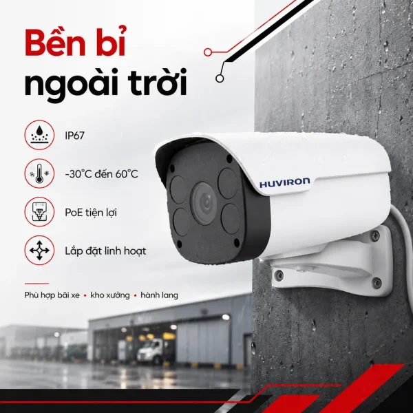 Camera Huviron BULLET HU-NP244/I6E