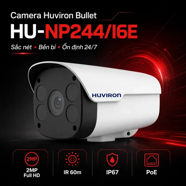 Camera Huviron BULLET HU-NP244/I6E