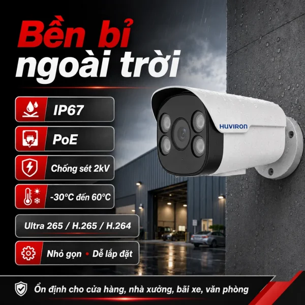 Camera Huviron BULLET HU-NP244DF/I3E