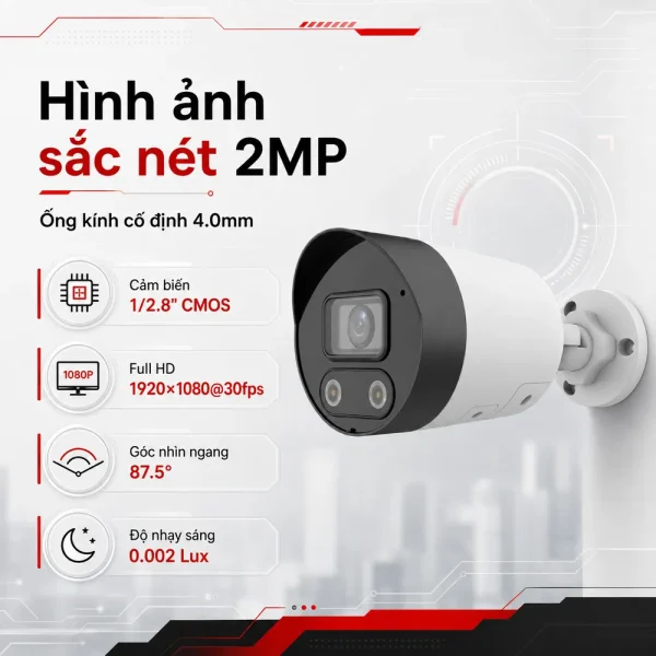 Camera Huviron BULLET HU-NP245ADF/I3E