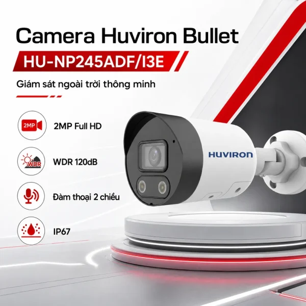 Camera Huviron BULLET HU-NP245ADF/I3E