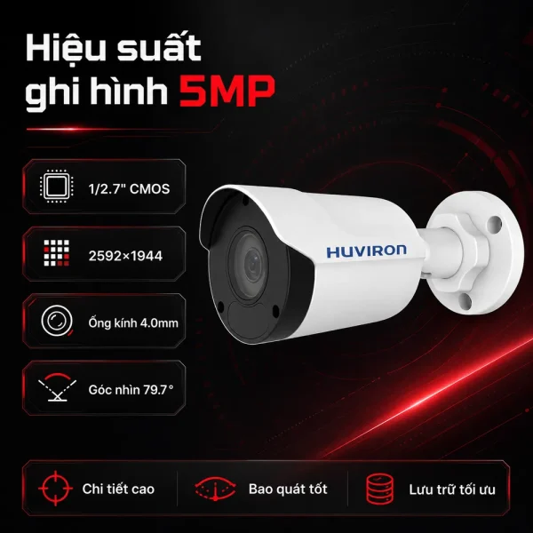 Camera Huviron BULLET HU-NP542D/I3E
