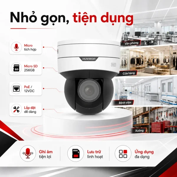 Camera Huviron PTZ HU-NZ2005/I3E