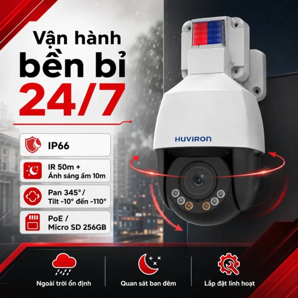 Camera Huviron PTZ HU-NZ5104/I5E