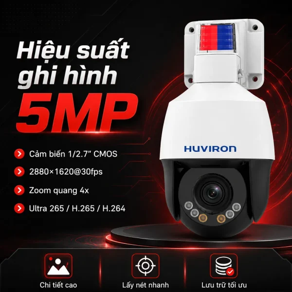 Camera Huviron PTZ HU-NZ5104/I5E