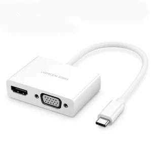 Cáp chuyển đổi USB type C to HDMI/VGA Ugreen 30843