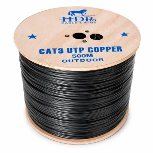 Cáp điện thoại Cat3 UTP ngoài trời 500M HDpro