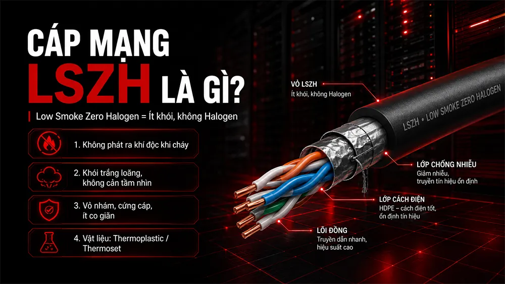 cáp mạng lszh là gì