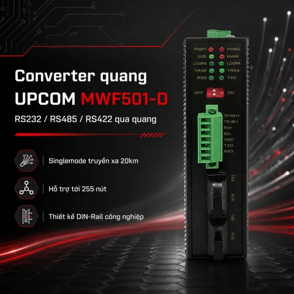 Converter UPCOM MWF501-D 1 cổng RS232/RS485/RS422