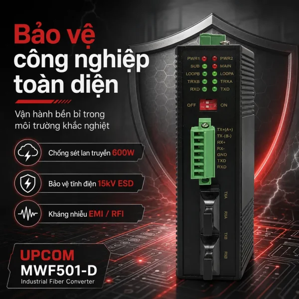 Converter UPCOM MWF501-D 1 cổng RS232/RS485/RS422