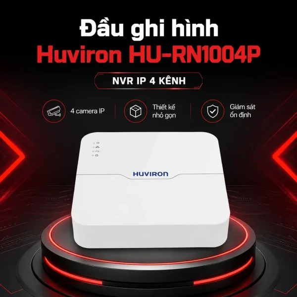 Đầu ghi hình Huviron HU-RN1004P 4 kênh