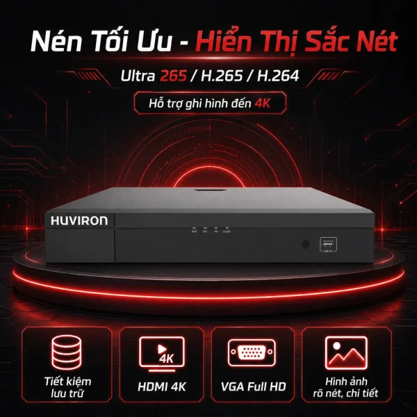 Đầu ghi hình Huviron HU-RN1216M-V2 16 kênh