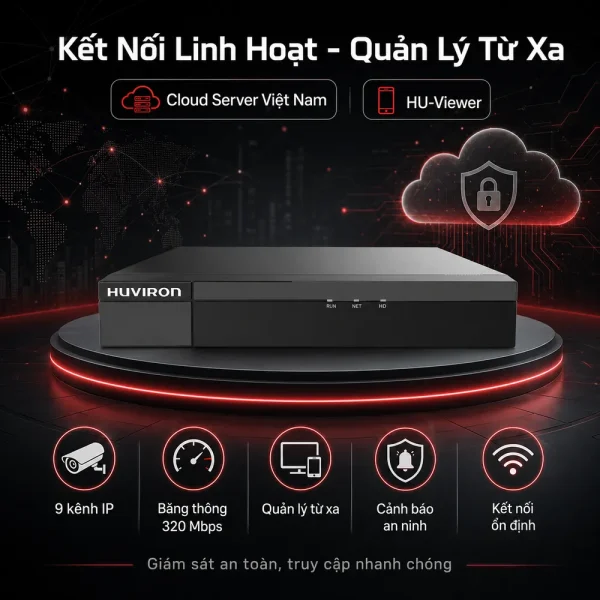 Đầu ghi hình Huviron HU-RN2209M 9 kênh
