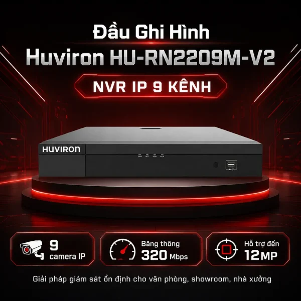 Đầu ghi hình Huviron HU-RN2209M-V2 9 kênh