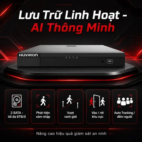 Đầu ghi hình Huviron HU-RN2216M 16 kênh