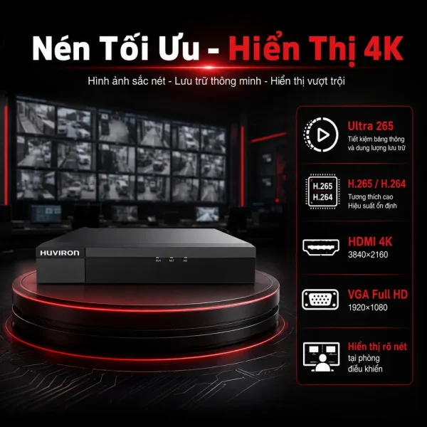 Đầu ghi hình Huviron HU-RN2216M-V2 16 kênh