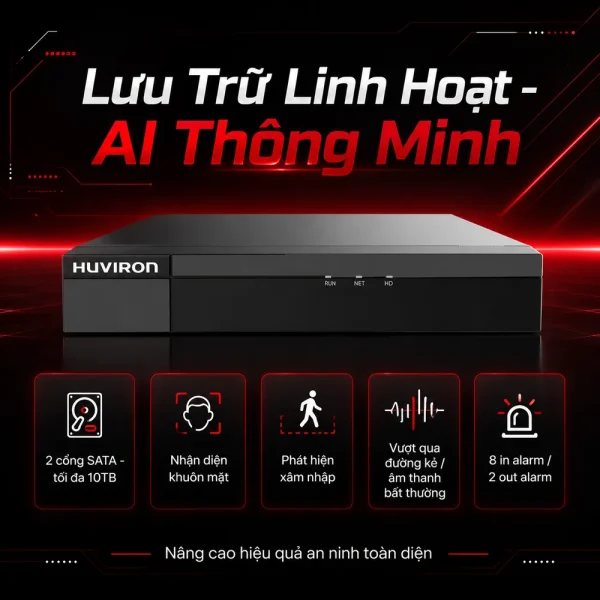 Đầu ghi hình Huviron HU-RN2216M-V2 16 kênh