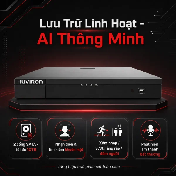 Đầu ghi hình Huviron HU-RN2232M-V2 32 kênh
