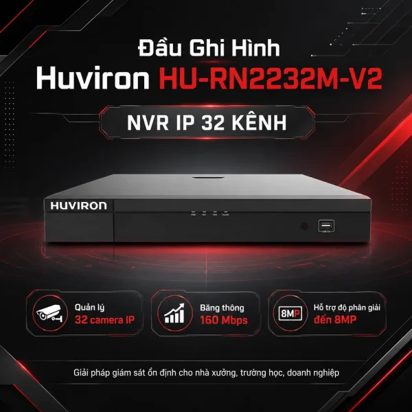 Đầu ghi hình Huviron HU-RN2232M-V2 32 kênh
