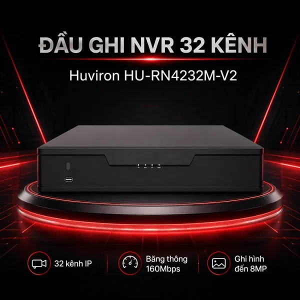 Đầu ghi hình Huviron HU-RN4232M-V2 32 kênh